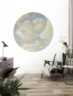 Golden age clouds behangcirkel SC-080 - ø 142,5 cm