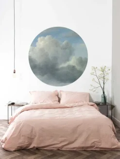 Golden age clouds behangcirkel SC-008 - ø 142,5 cm