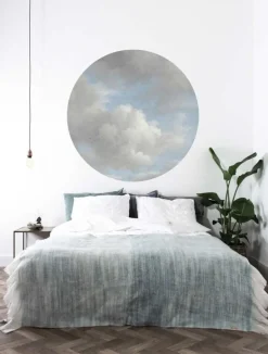 Golden age clouds behangcirkel SC-007 - ø 142,5 cm