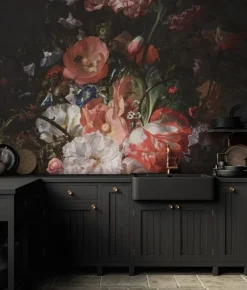 Golden age flowers behang WP-788 - 194,8x280cm