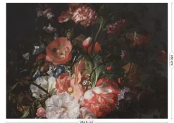 Golden age flowers behang WP-790 - 389,6x280cm