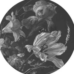 Golden age flowers behangcirkel CK-010 - ø190cm