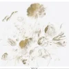 Golden age flowers goud behang MW-050 - 300x280cm