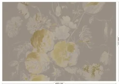 Golden age flowers goud behang MW-045 - 400x280cm