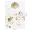 Golden age flowers goud behang MW-049 - 200x280cm