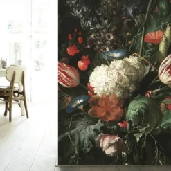 Golden Age Flowers I bloemen behang