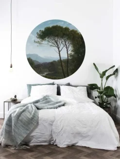 Golden age landscapes behangcirkel SC-003- ø 142,5 cm