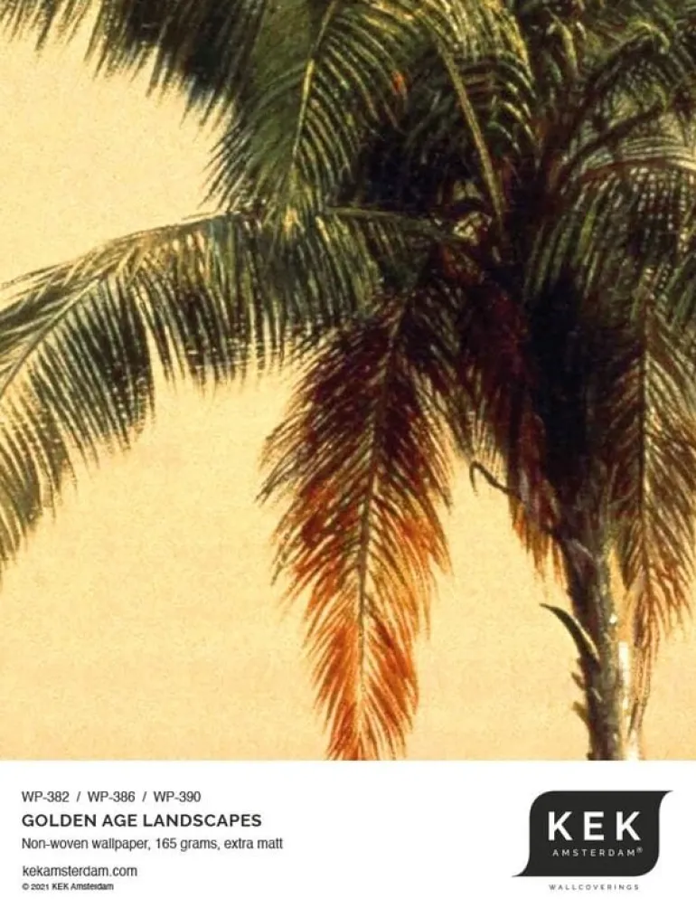 Golden age landscapes behangcirkel CK-073 - ø190cm