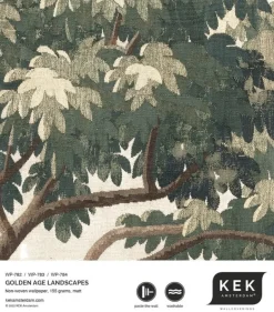Golden Age landschappen behang WP-783 300x280cm