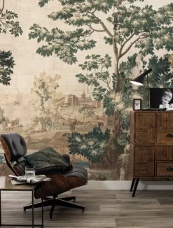 Golden Age landschappen behang WP-784 400x280cm