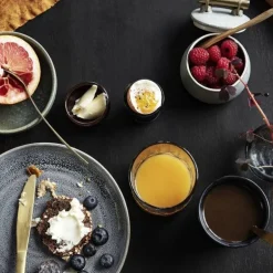 Golden lange lepel roestvrij staal - set van 12