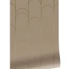 Golden lines behang 100x280cm nude/goud MW-069