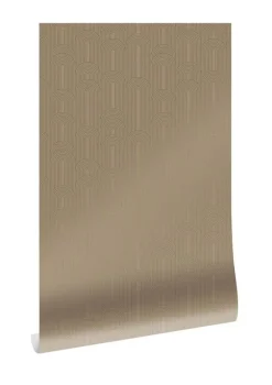 Golden lines behang 100x280cm nude / goud MW-079
