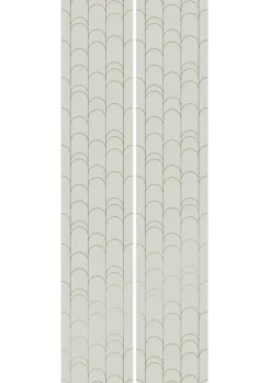 Golden lines behang 100x280cm zand/goud MW-068
