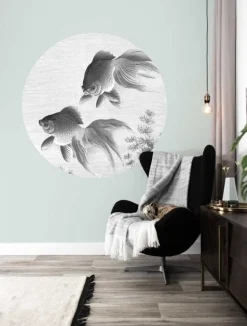Goldfish behangcirkel SC-005 - ø 142,5 cm