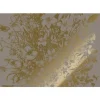 Goud Engraved bloemen behang grijs MW-141 300x280cm