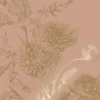 Goud Engraved bloemen behang nude MW-148 400x280cm