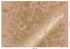 Goud Engraved bloemen behang MW-139 - 400x280cm