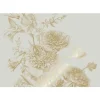 Goud Engraved bloemen behang zand MW-144 300x280cm
