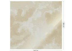 Goud Engraved clouds zand behang MW-180 - 300x280cm