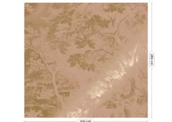 Goud Engraved landschappen behang nude MW-171 300x280cm