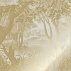Goud Engraved landschappen behang zand MW-094 400x280cm