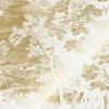 Goud Engraved landschappen behang off-white MW-164 200x280cm