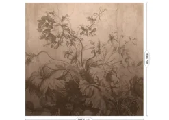Gradient Flowers behang FU-031 - 292,2x280cm nude