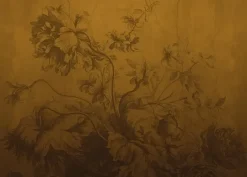 Gradient Flowers behang FU-036 - 194,8x280cm oker