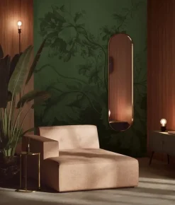 Gradient Flowers behang FU-034 - 292,2x280cm groen