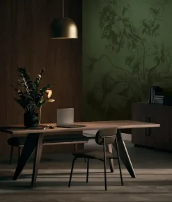 Gradient Flowers behang FU-033 - 194,8x280cm groen