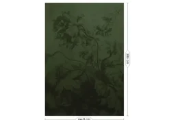 Gradient Flowers behang FU-033 - 194,8x280cm groen
