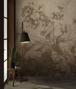 Gradient Flowers behang FU-027 - 194,8x280cm beige