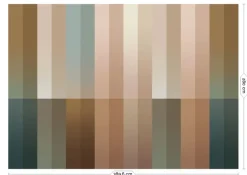 Gradient Stripes behang FU-026 - 389,6x280cm multikleur