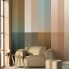 Gradient Stripes behang FU-024 - 194,8x280cm multikleur