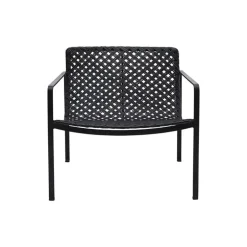 Habra stoel met armleuning - zwart