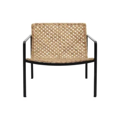 Habra stoel met armleuning - naturel