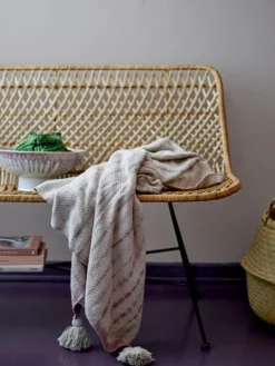 Haillie bank rotan- naturel