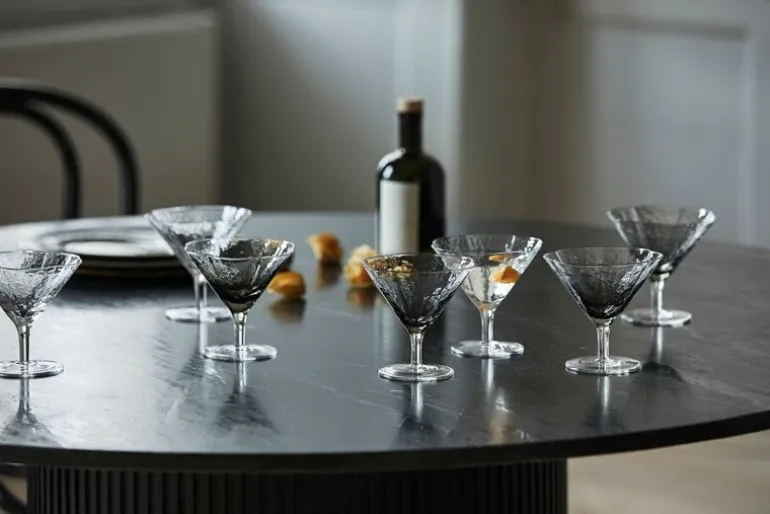 Hamma glazen set van 4 stuks smoke - 41770