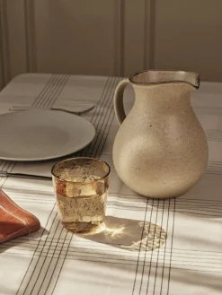 Hammered glazen amber set van 12 stuks - 14496282