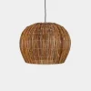 Hanglamp Buri bulb naturel rotan ø63cm