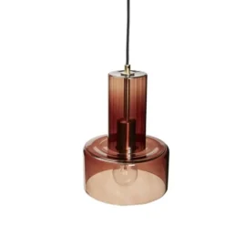 Hanglamp glas - bruin
