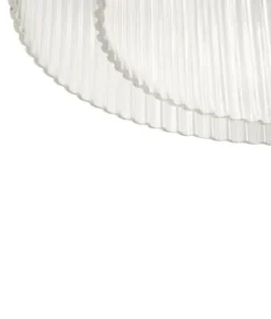 Hanglamp glas/metaal - clear/nickel