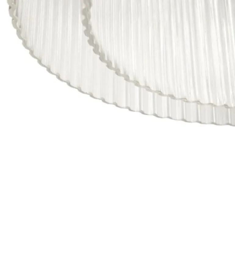 Hanglamp glas/metaal - clear/nickel