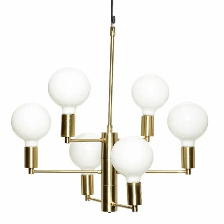 Hanglamp messing 57xh59cm