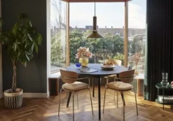 Hanglamp metaal - bruin