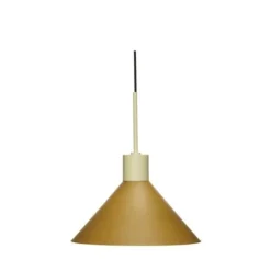 Hanglamp metaal - zand/bruin