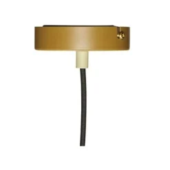 Hanglamp metaal - zand/bruin