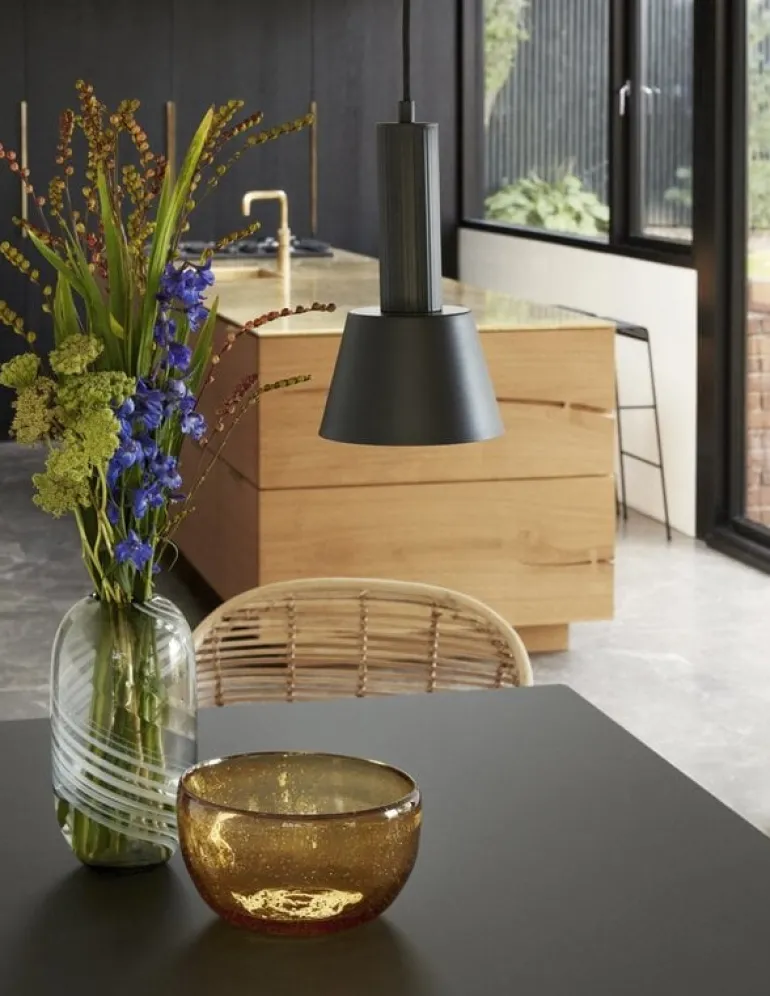 Hanglamp metaal - zwart