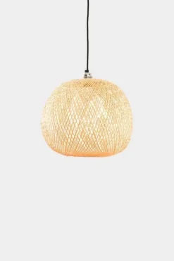 Hanglamp Plum small bamboe ø34cm